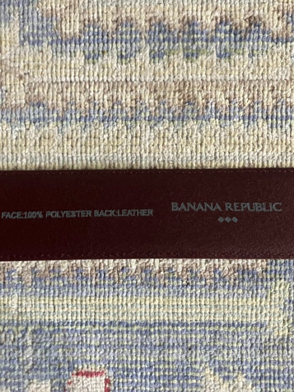 Banana Republic Burgundy Vegan Suede Belt, M - Picture 4 of 4